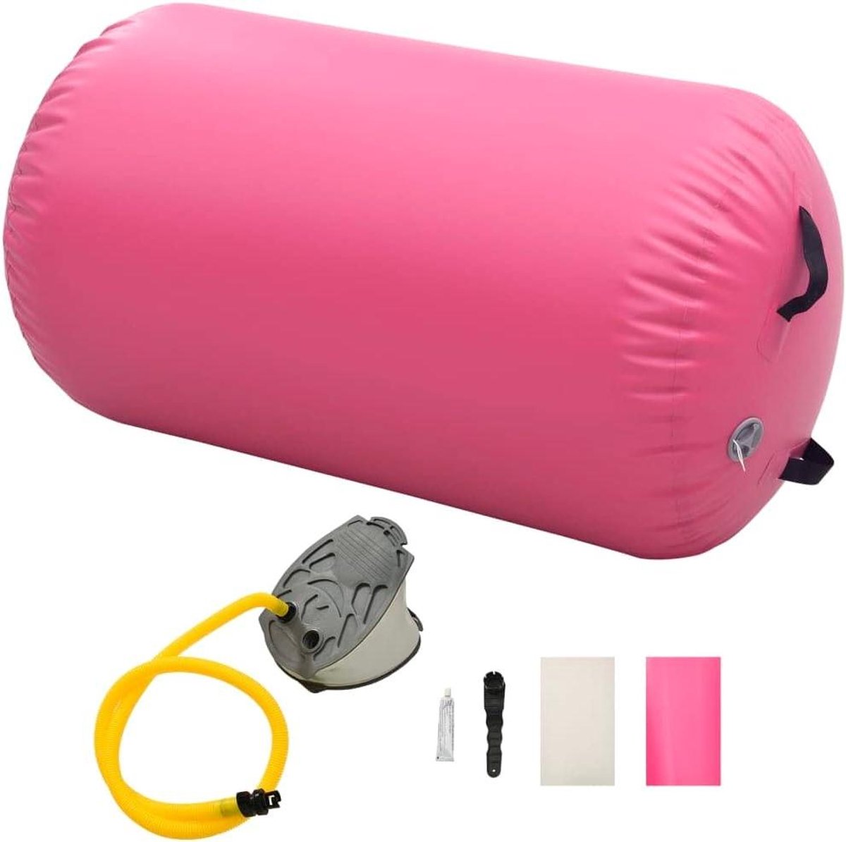 Gymnastiekrol - Fitness cilinder - Oefening en fitness - Extra stevig - 100x60 cm - Roze