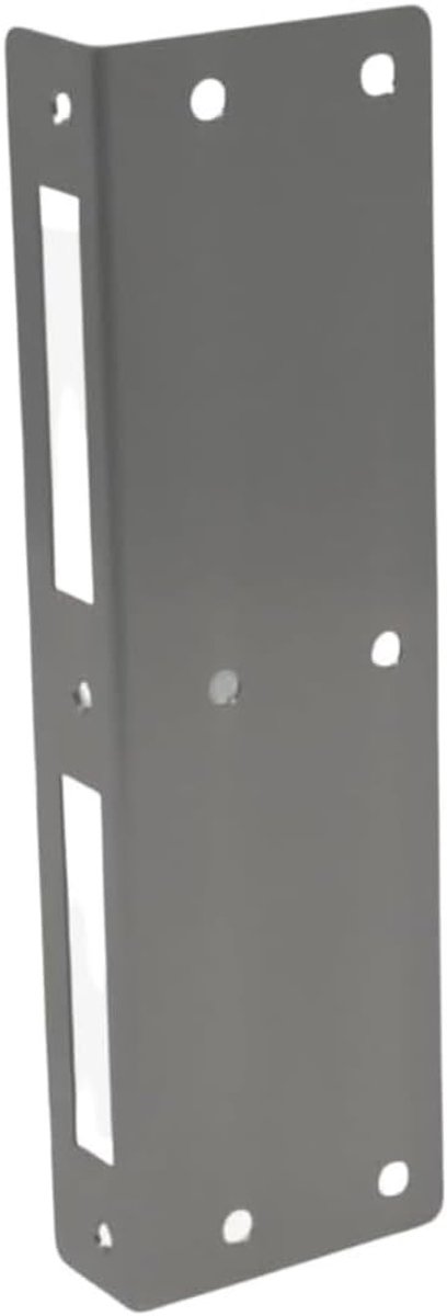 Sluitplaat voor Huisdeuren - Roestvrij staal K320 Geslepen - 200 x 25 x 60 mm - Eenvoudig te Monteren - Voor Binnengebruik