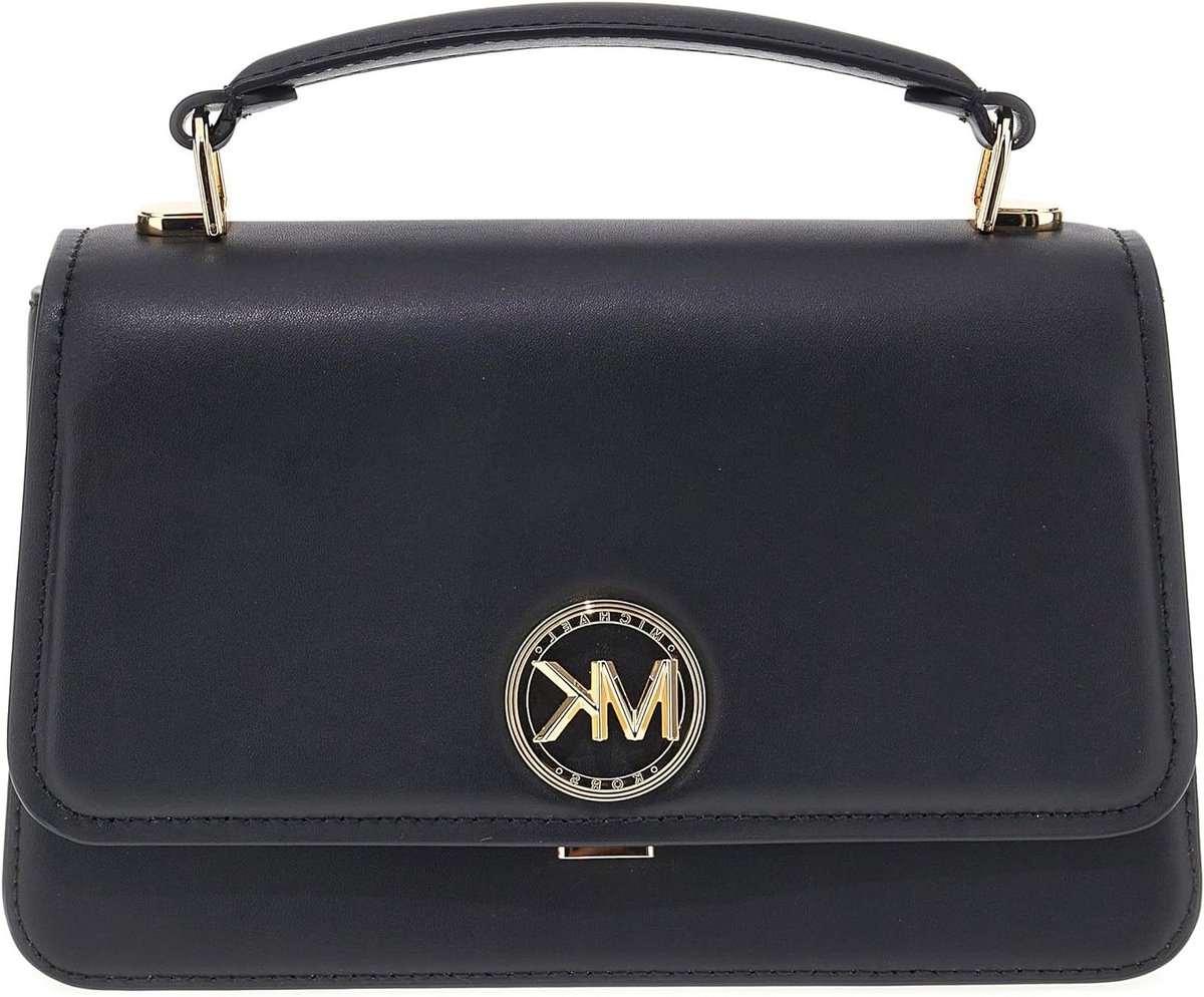 Schoudertas Dames - Handtas Satchel - Dagelijks Gebruik - Met Kettingdetails - 45 x 35 x 5 cm - Zwart