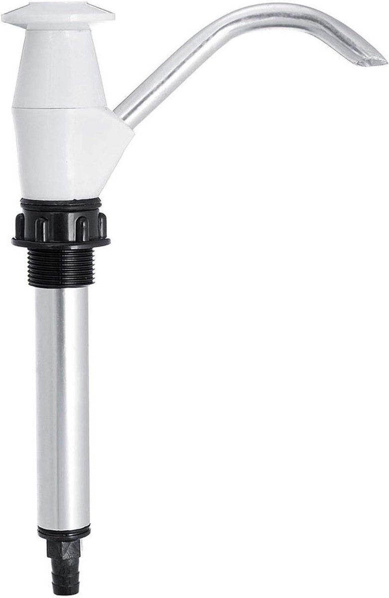 Caravan Waterpomp - Handpomp Camper - Water Tappen - Dubbele Actie - 20 x 27 cm - Wit