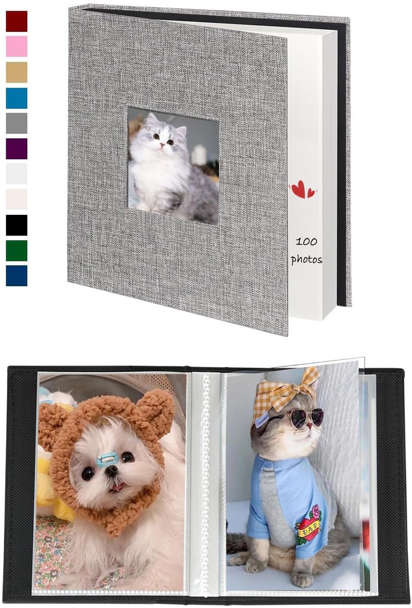 Fotoalbum 10x15 cm - 2 pakketten met 50 insteekhoezen
