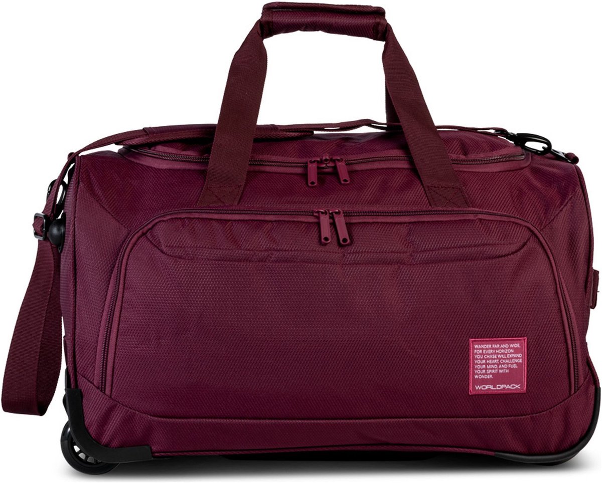 Worldpack 2 wielen Reistas 52 cm - weinrot