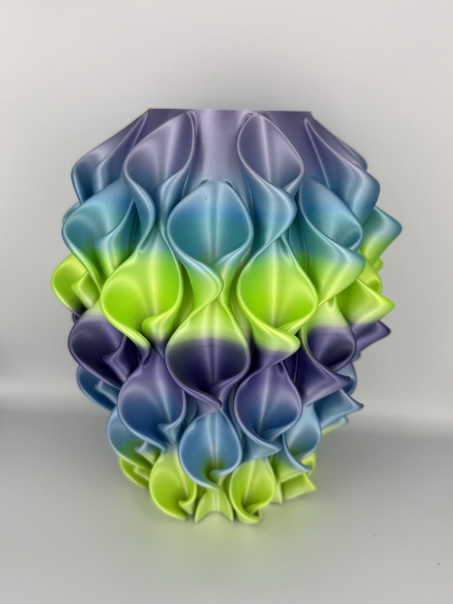 Vaas - Lelie - blauw/groen/paars - LIMITED EDITION - Lelievaas