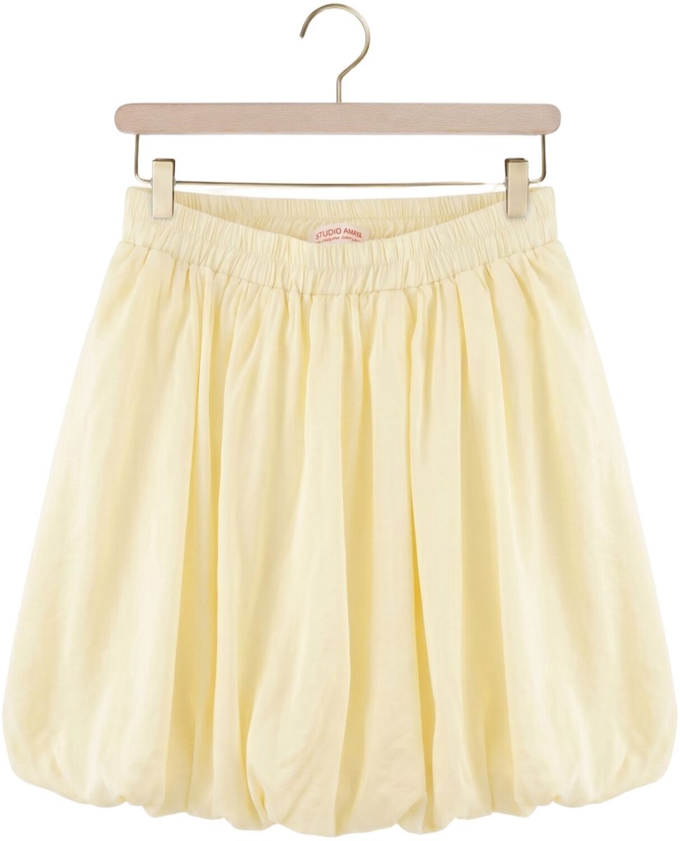 Studio Amaya Dide Skirt Dames - Korte rok - Creme - Maat M