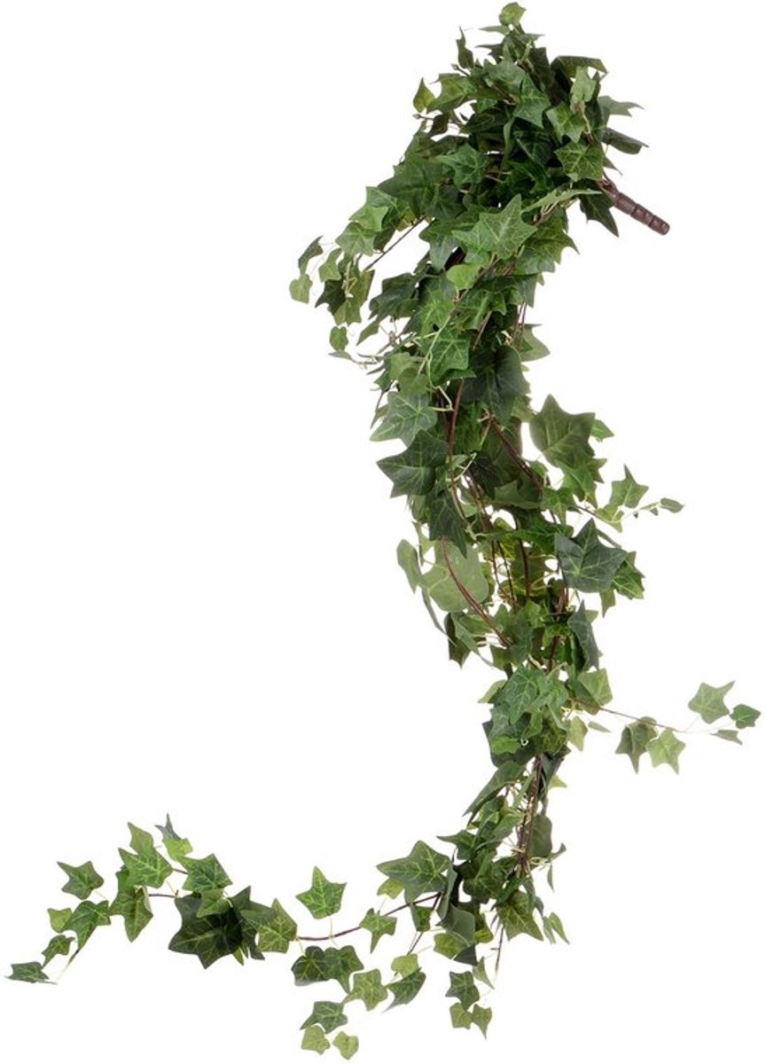 Kunstklimop wijnstokken, 4,27 voet zijde groen nep klimop wijnstokken voor kamerdecoratie, klimop slinger voor slaapkamer/raam/bruiloft/feest/muur hangende planten [grasgroen]