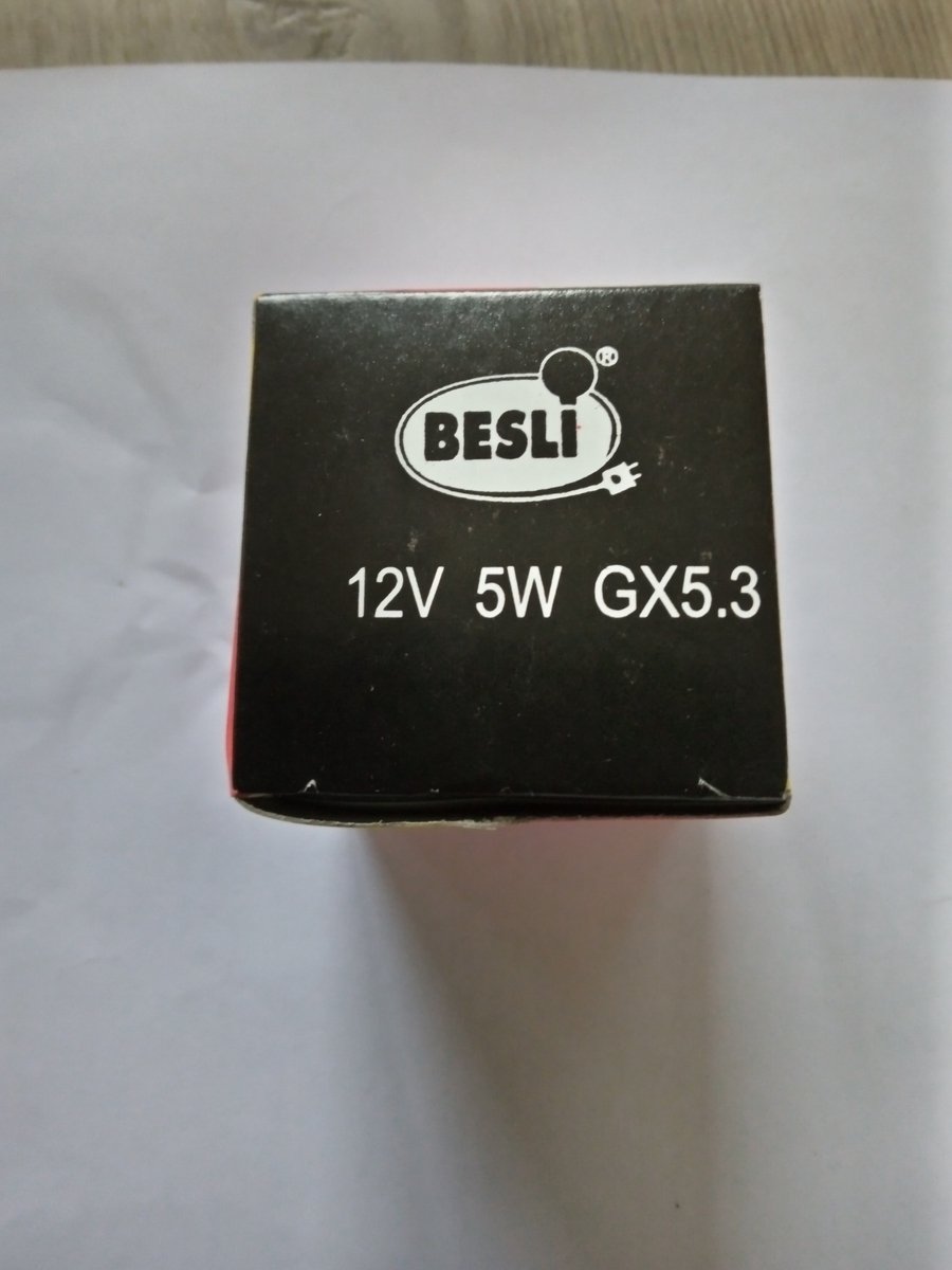 MR 16 halogeenlamp 12V 5W