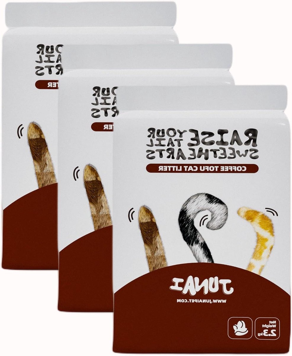 Kattenbakvulling Tofu - Plantaardige Korrels - Geur Neutraliseren - Koffie Aroma - 3 kg - Niet van toepassing