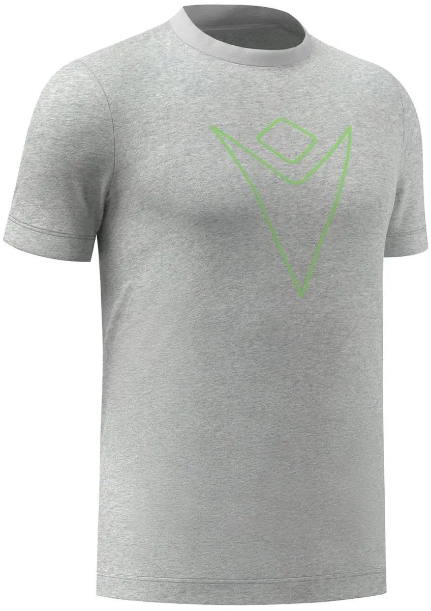 Geribbelde ronde hals T-shirt voor kinderen Macron Gadreel Eco Hero