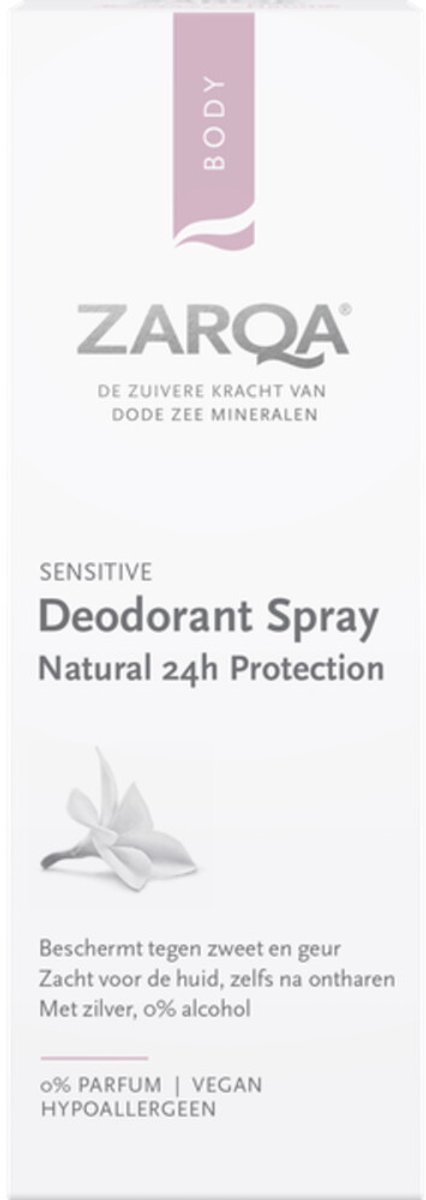 Zarqa Sensitive Deodorant Spray - 6 x 50 ml - Voordeelverpakking