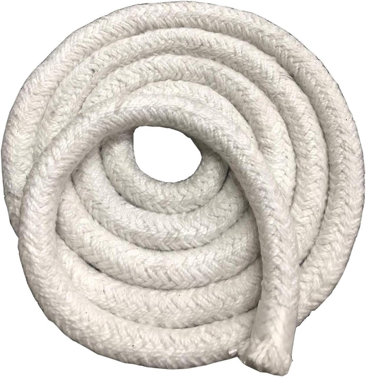 Kabelafdichting Keramische Vezel - Houtkachel Touw Oven Touw - Kachel Afdichten - Hoge Temperatuurbestendigheid - 6mm x 10m - Zwart