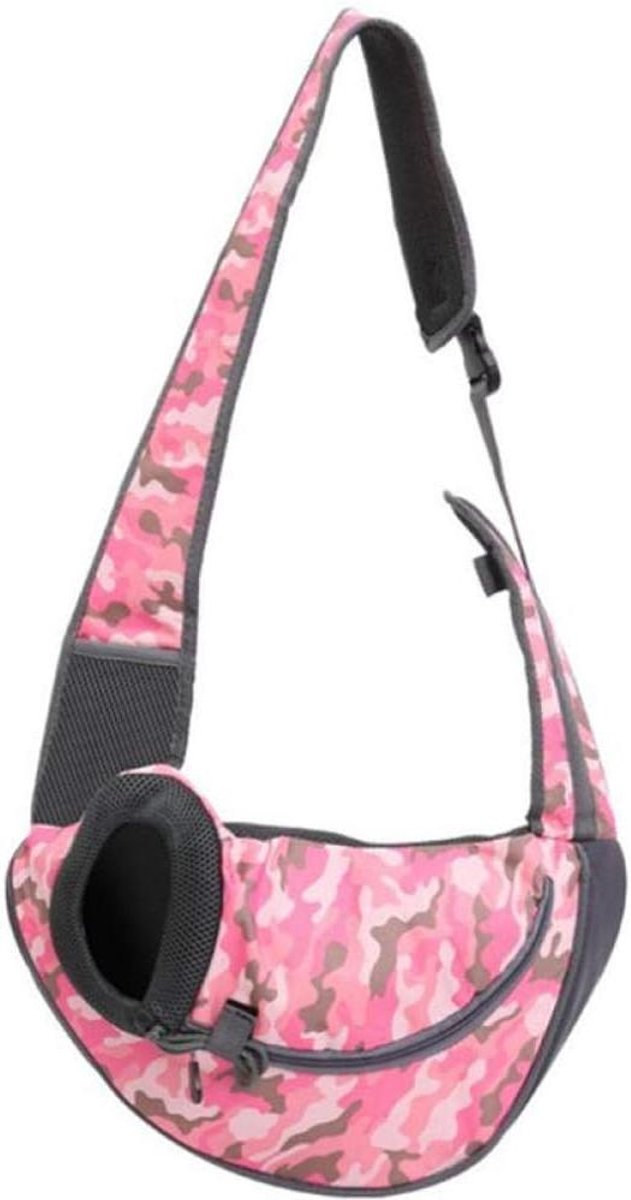Dieren Rugzak - Reistas Hond Kat - Veilig Vervoeren - Ademend Mesh - S: 40x10x22cm - Roze