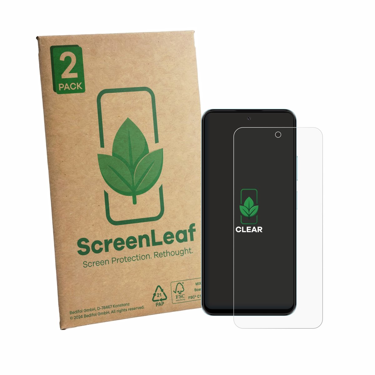 2 Stuks Screenprotector voor HMD Luma - Hoogwaardige Beschermfolie transparant
