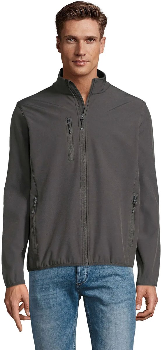 SOL'S Men´s Softshell Jacket Radian L03090 - Charcoal Grey (Solid) - 4XL