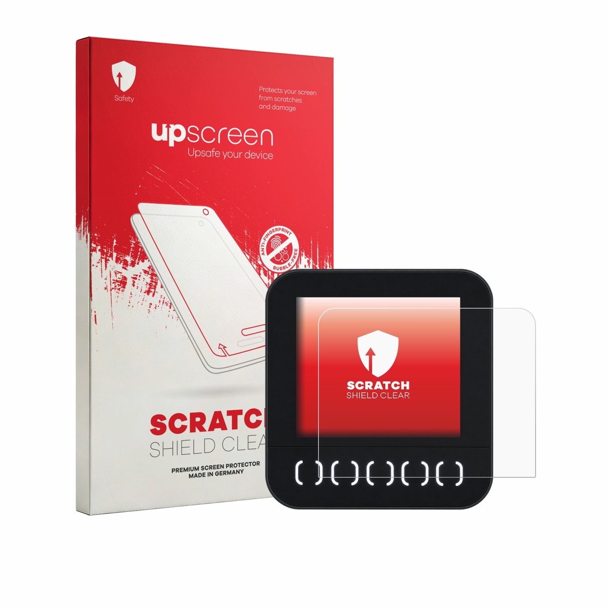 upscreen - Screenprotector voor Först TR8D - Folie Beschermfolie transparant
