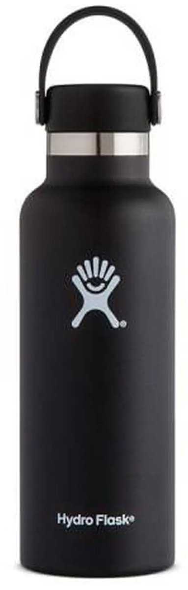 Hydro Flask Standard Mouth Flex Cap Drinkfles (532 ml) - Zwart – foto 6