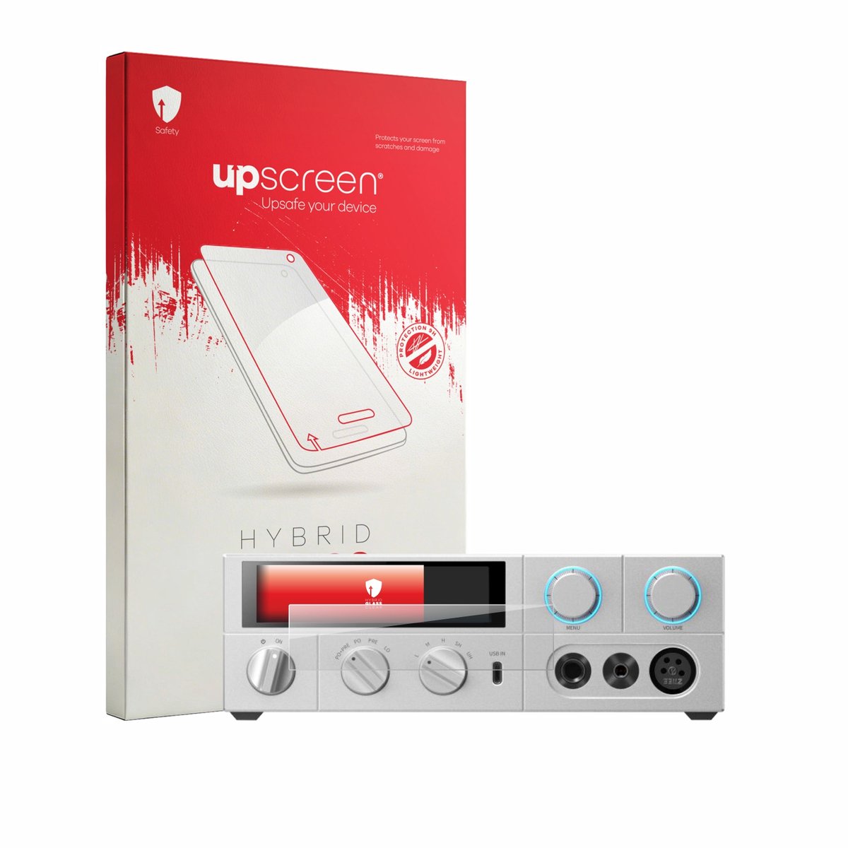 upscreen - Screenprotector voor FiiO K15 - Folie Beschermfolie Beschermglas transparant