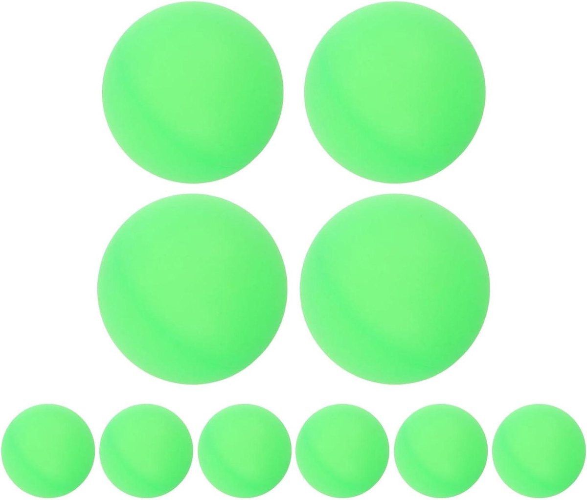 Tafeltennisballen - Pingpong Ballen - Feestdecoratie - Mat Glanzend - 40 mm - Lichtgroen