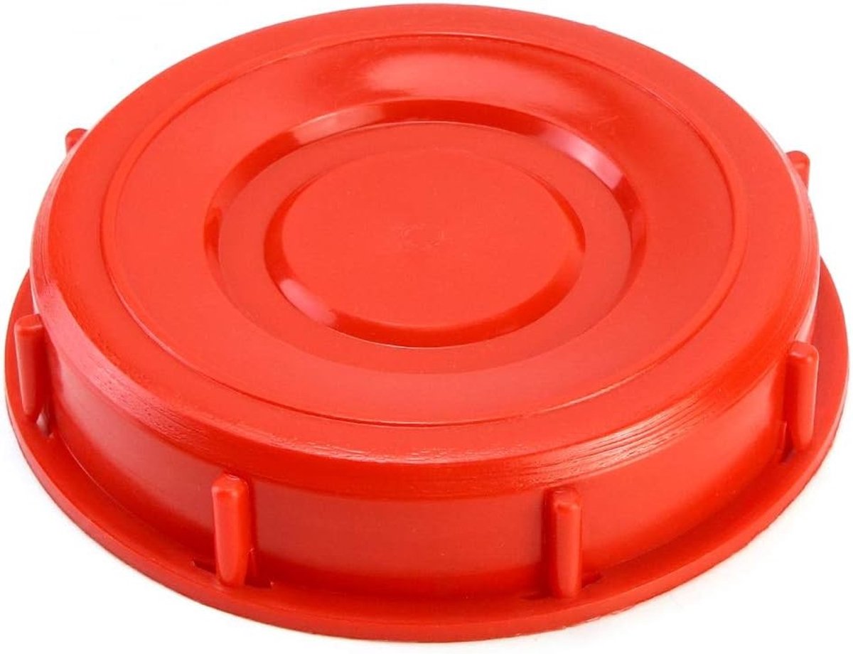 IBCTankdeksel voor IBC Wateropslag, Plastic Rood 163mm, Bescherming tegen Weerselementen en Vuil