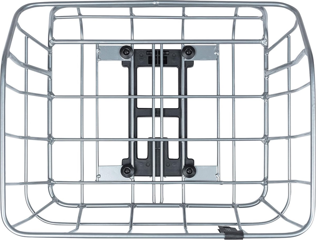 Fietsmand Achter - Mand Voorfiets - Boodschappen Vervoeren - Aluminium Constructie - 5 kg Laadvermogen - Grijs