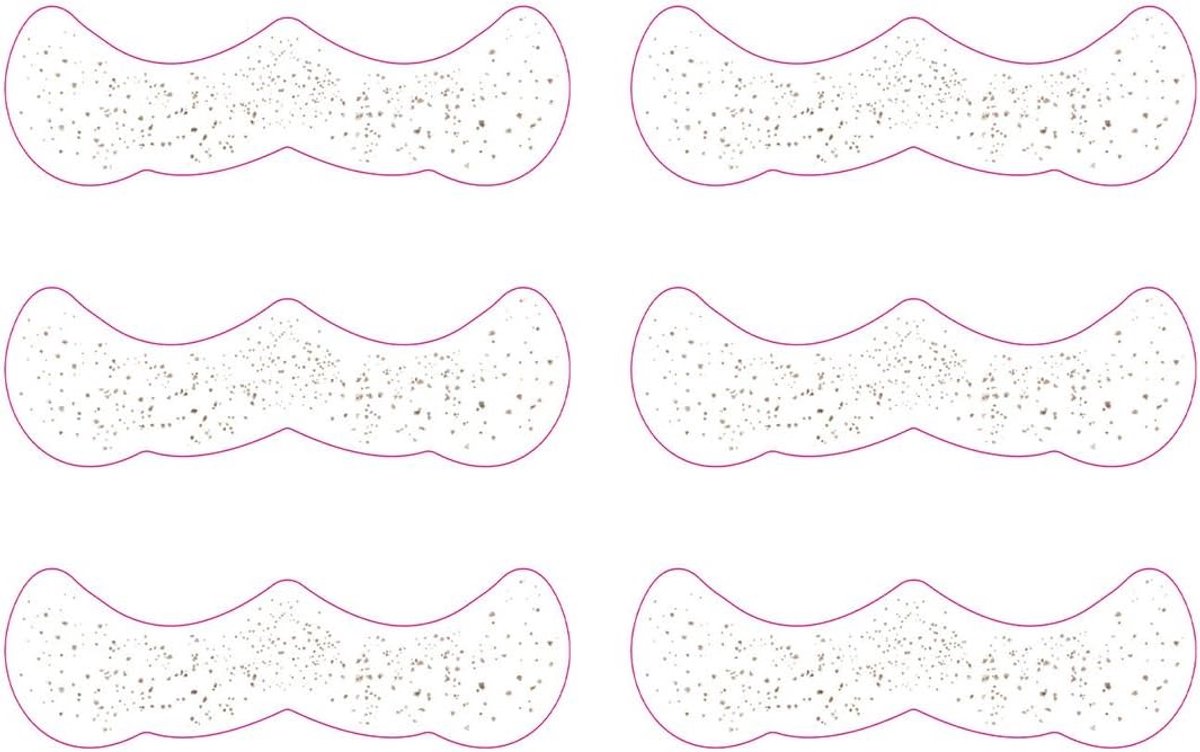Glitter Sproeten Tattoos - Gezichtstattoo Stickers - Feestelijke Look Creëren - Huidvriendelijk Materiaal - 12 Stuks - Glitter