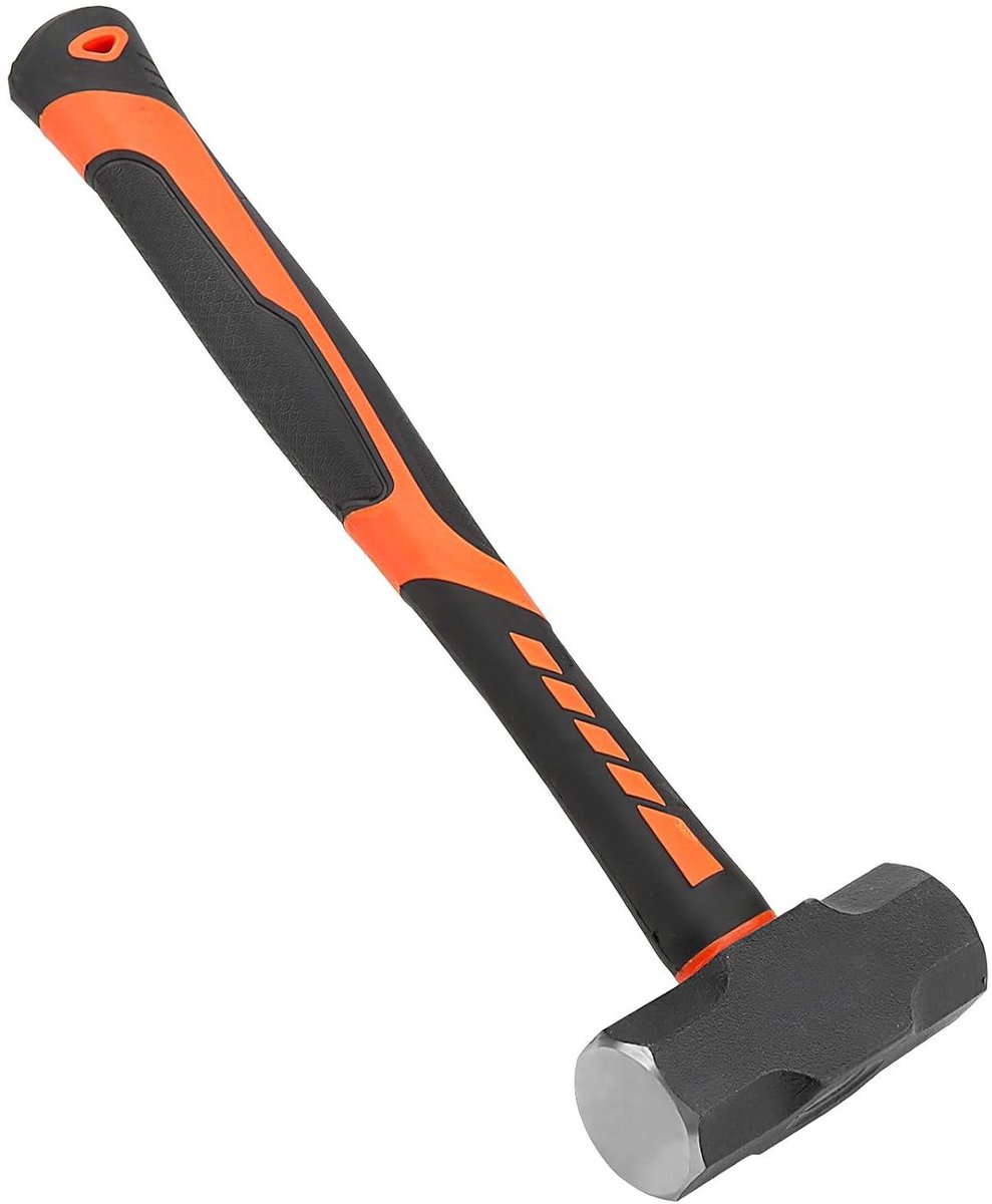 Klophamer - Kleine voorhamer - Tuinonderhoud - Glasvezel handvat - 1.65kg - Oranje Zwart