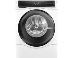 Bosch Serie 8 WNC254A40, Voorlader, Vrijstaand, Wit, Links, Zwart, Touch