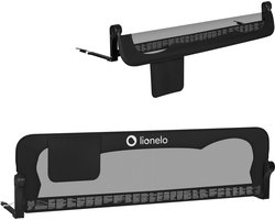 Lionelo Eva Bedhekje – Veiligheidsbarrière tot 27 kg – 180° Inklapbaar – 150 cm Breed – Duurzaam Stalen Frame – SecureBelt & StandSafe Vergrendeling – Voor Kinderen 18 mnd-5 jaar