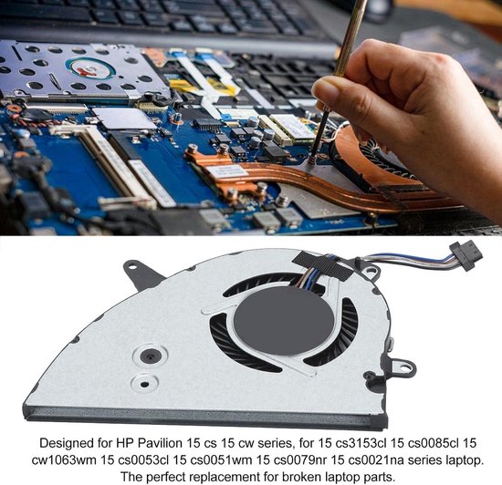 Vervangende CPU Koelventilator voor Laptop, Compatibel met Diverse Modellen, Stille en Efficiënte Koeling — afbeelding 5