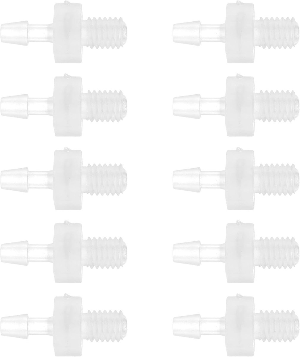 Hoge kwaliteit 3/32" Barb M5 externe draadadapter, 10 stuks, geschikt voor slangen en leidingen