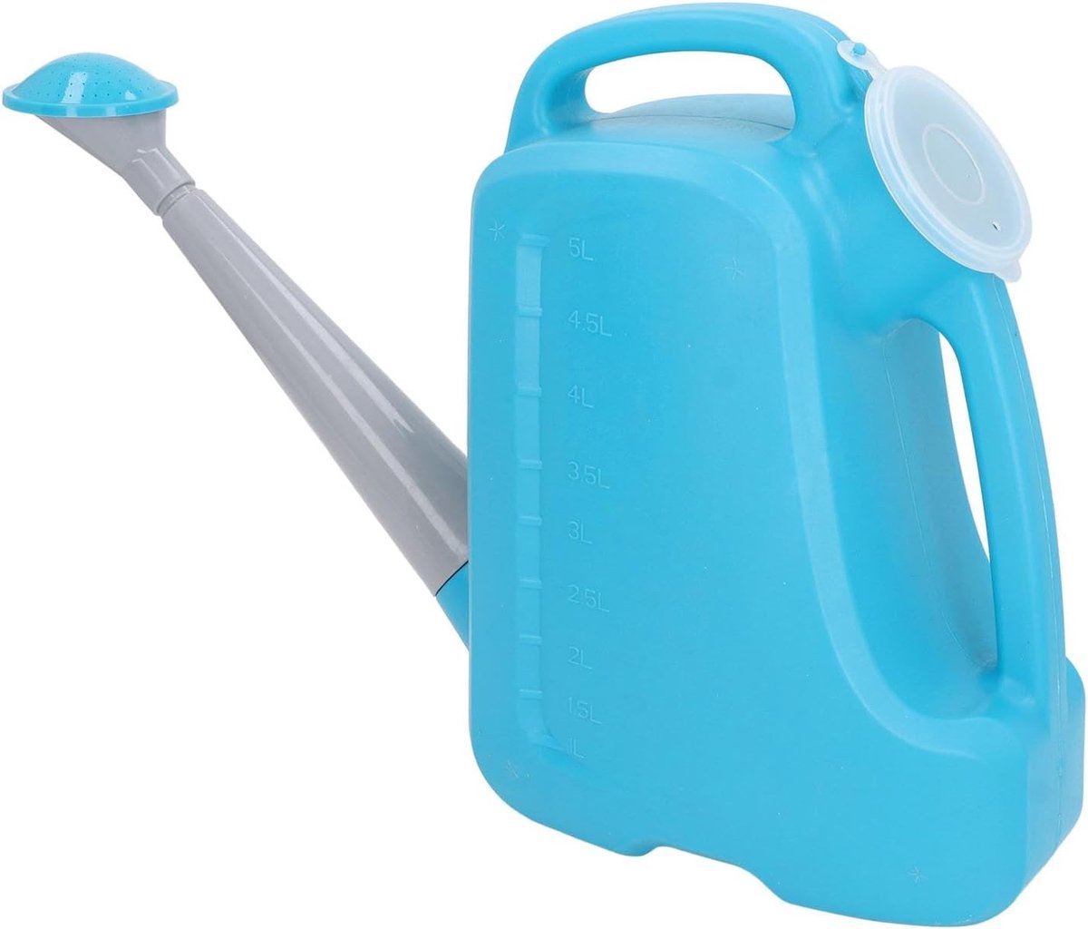 Grote Gieter met Ergonomische Handgreep en Waterniveau Indicator voor Planten, Geschikt voor Tuin en Landbouw (5L)
