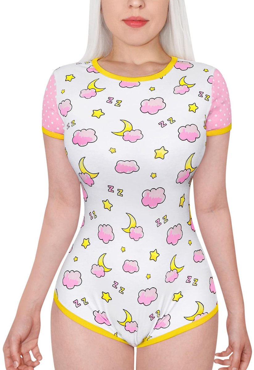 Omgoods - Romper Onesie Pyjama voor Volwassenen met Ronde Hals