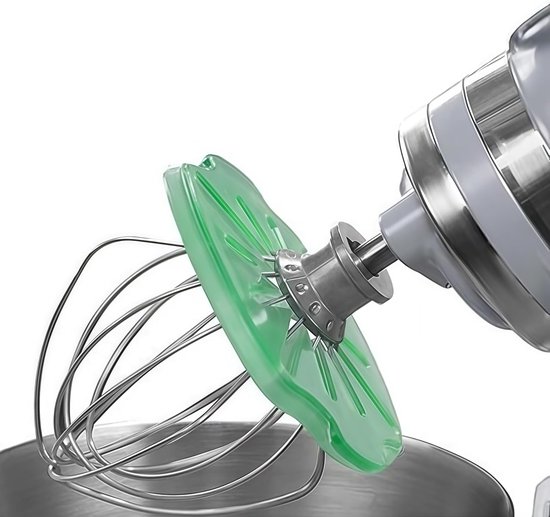 Spatbescherming Mixer - Anti-spatdeksel Keuken - Bakken Schoonhouden - Met Ingrediëntengoot - Universeel - Transparant — afbeelding 5