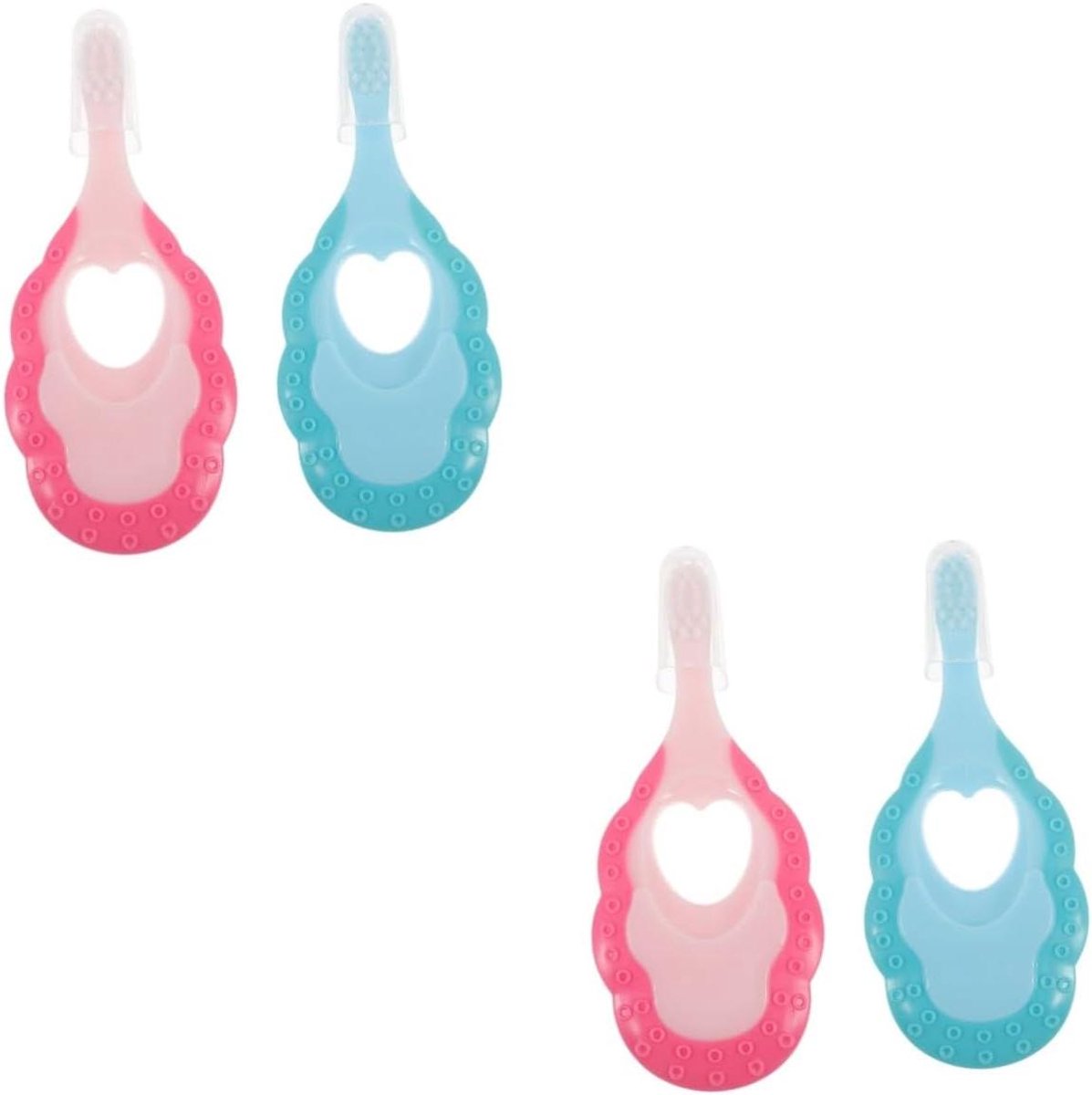 Babytandenborstels - Kinder Tandenborstels - Dagelijkse Mondhygiëne - Zachte Borstelharen - 10.6 cm - Diverse Kleuren