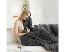 Good Nite Verzwaringsdeken - Gewichtsdeken - 4 kg - 125 x 150 cm - Zachte koraalfleece - Gelijkmatige druk - Ontspannen gevoel - Voor bed & bank - Jouw zachte moment van rust