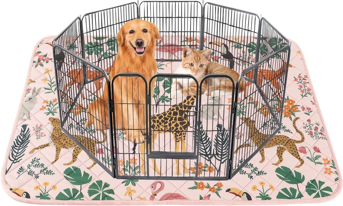 Herbruikbare Hondentrainingspads - Wasbare Plasmatten Puppy - Zindelijkheidstraining Huisdier - Super Absorberend en Waterdicht - 160 x 160 cm
