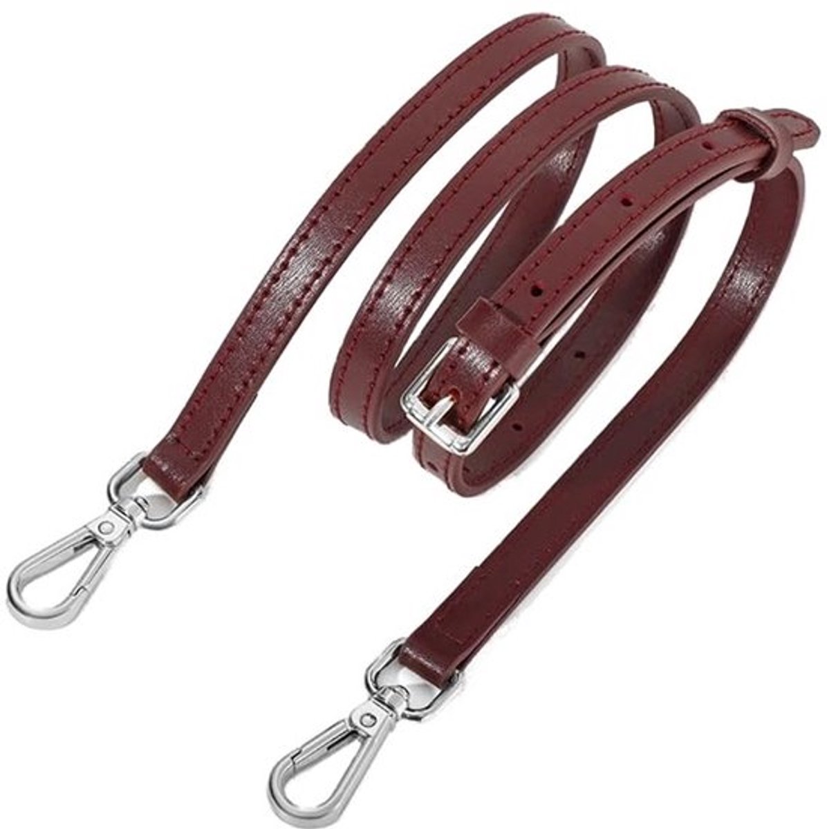 Schouderriem Verstelbaar - Leren Tasriem - 1,2 cm Breed - 95-115 cm - Vervangende Draagriem - Comfortabel voor Handtassen