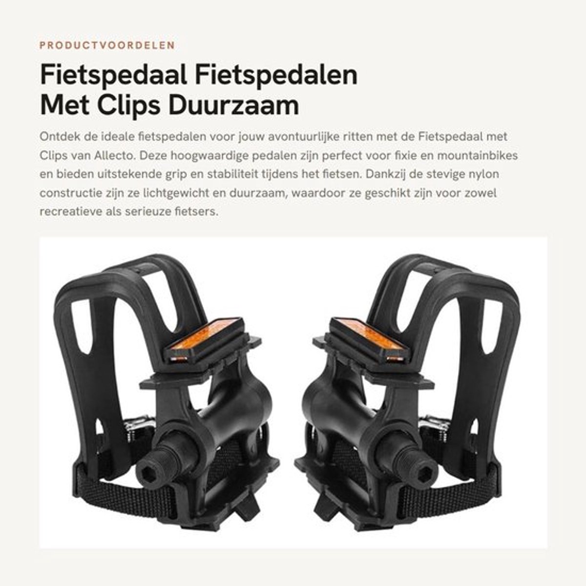 Fietspedaal Met Clips - Nylon Fietspedalen - Teenclips Riemen - Accessoires Fietsen - Geschikt Voor Mountainbikes - Fietsaccessoires