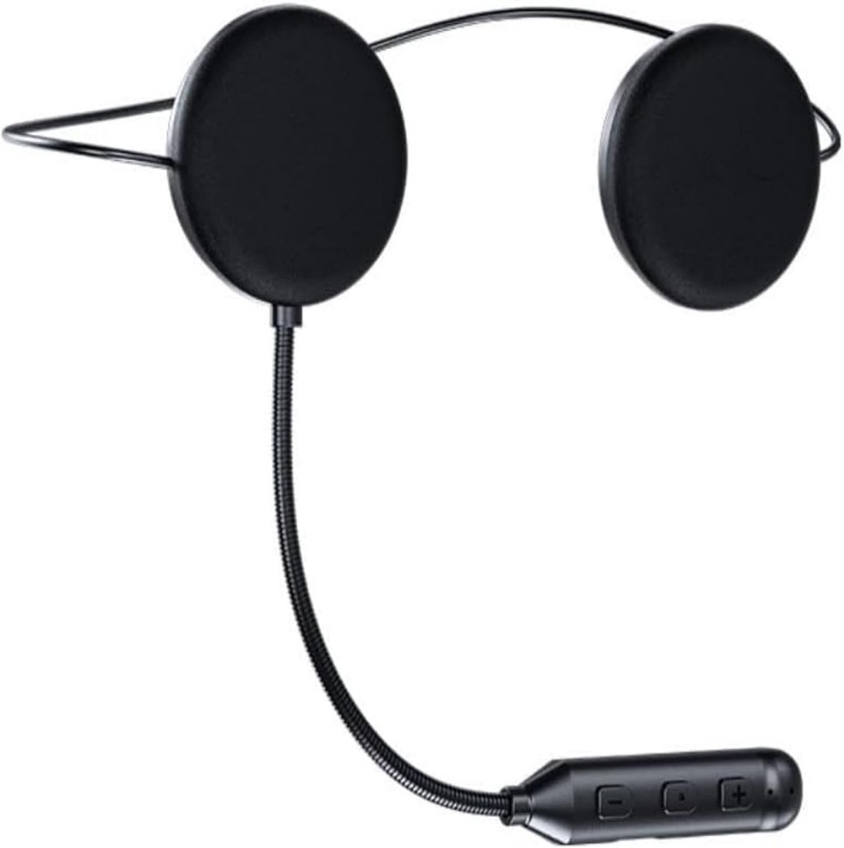 Motorhelm-headset - Zwart - Bluetooth 5.3 - Actieve Ruisonderdrukking en Lange Batterijduur - Universeel voor Motorhelmen