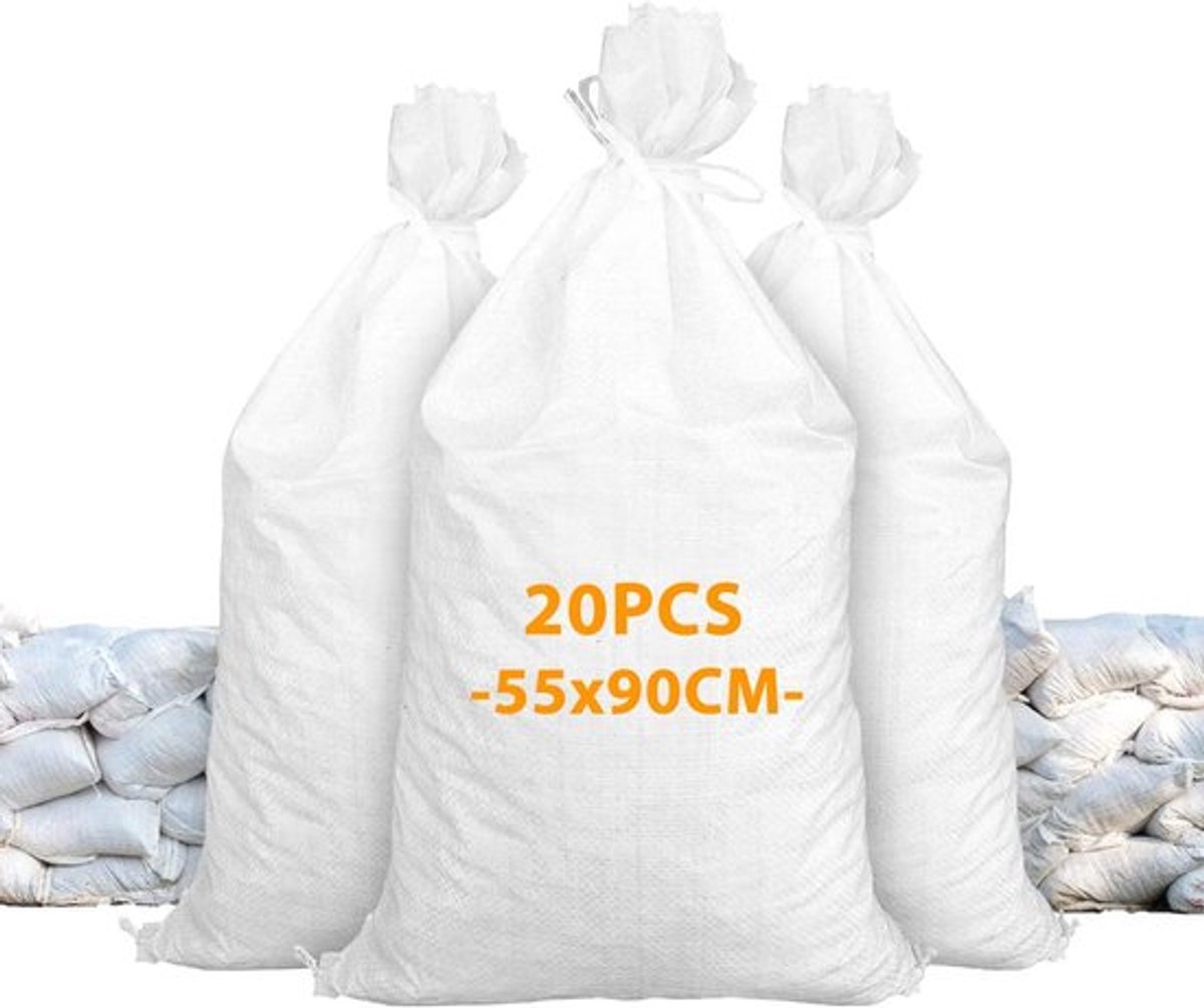 Granen Zak 50 kg - PP Zak - Waterdichte Zak - Vervoerszak - Opslagzak - Sterk en Duurzaam - Zandzak