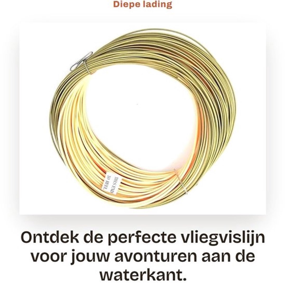 Vliegvislijn 90FT WF3F5F - Diepe Lading - Superieure Gietprestaties - Geschikt voor Grote Rivieren - Voor Zwaardere Vliegen - PVC-Coating met Ontharder