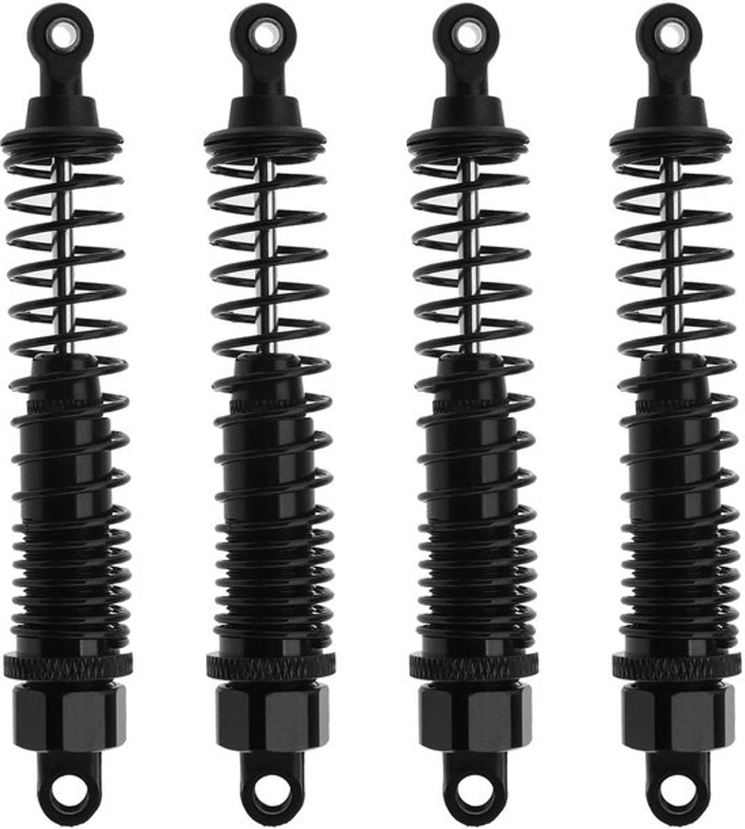 Set van 4 Metalen Schokdempers 100mm voor RC Auto's