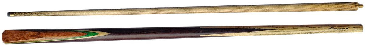 Lexor Competition 1/2 Brown, Walnut/Green/Maple splice - Snooker Keu