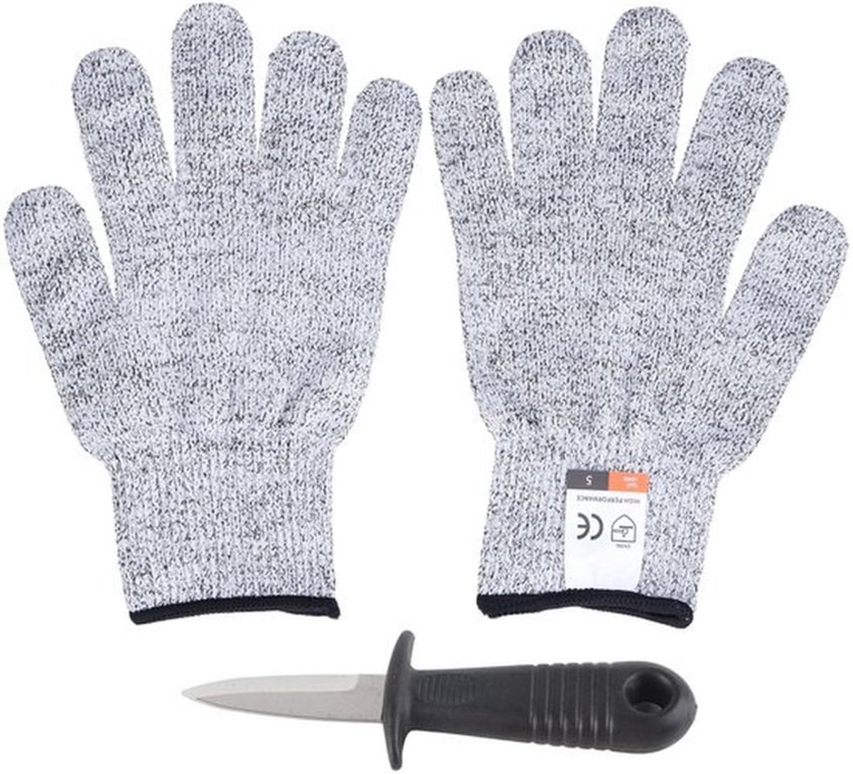 Oestermes Slijtvaste Kit - Oesterhandschoenen Niveau 5 - Oester Opening - Accessoires Voor Restaurants - Gereedschapsstaal - Voor Thuisgebruik - Oesteropener