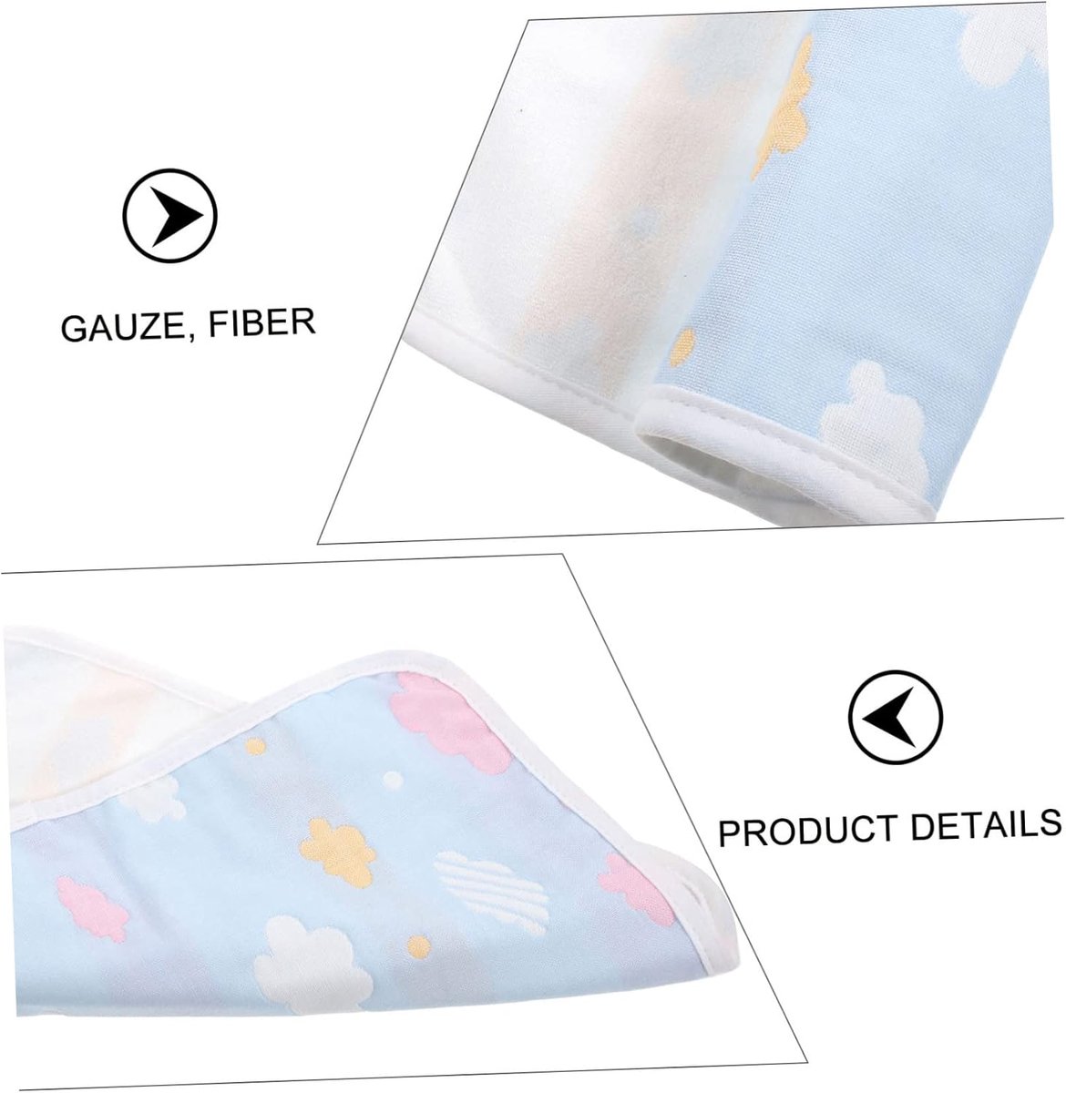 Wasbare Incontinentie Mat - Verschoningsmat Baby - Bescherming Bed - Lekvrij Ontwerp - 40x30 cm - Blauw