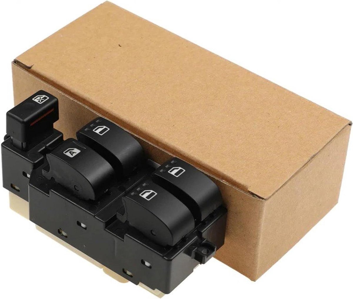 Raamschakelaar Elektrisch - Venster Bediening - Auto Reparatie - Voldoet aan OEM Eisen - 121 g - Zwart