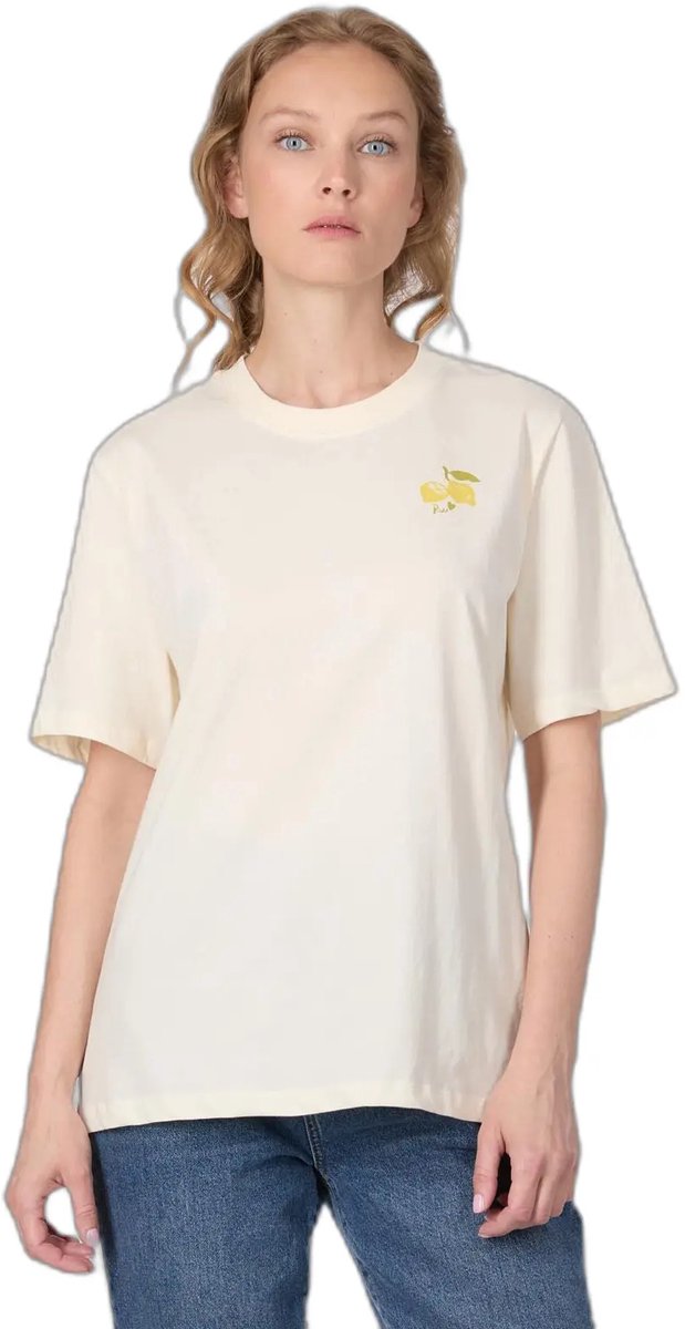 T-shirt dames Ragwear Lemonnia PP Ivoor