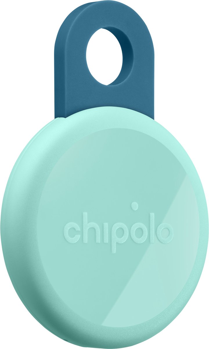 Chipolo LOOP – Bluetooth Tracker & KeyFinder – Oplaadbaar & Waterdicht - Compatibel met Apple Find My & Google Find Hub – 125 dB – Morning Mist - 1 Pack