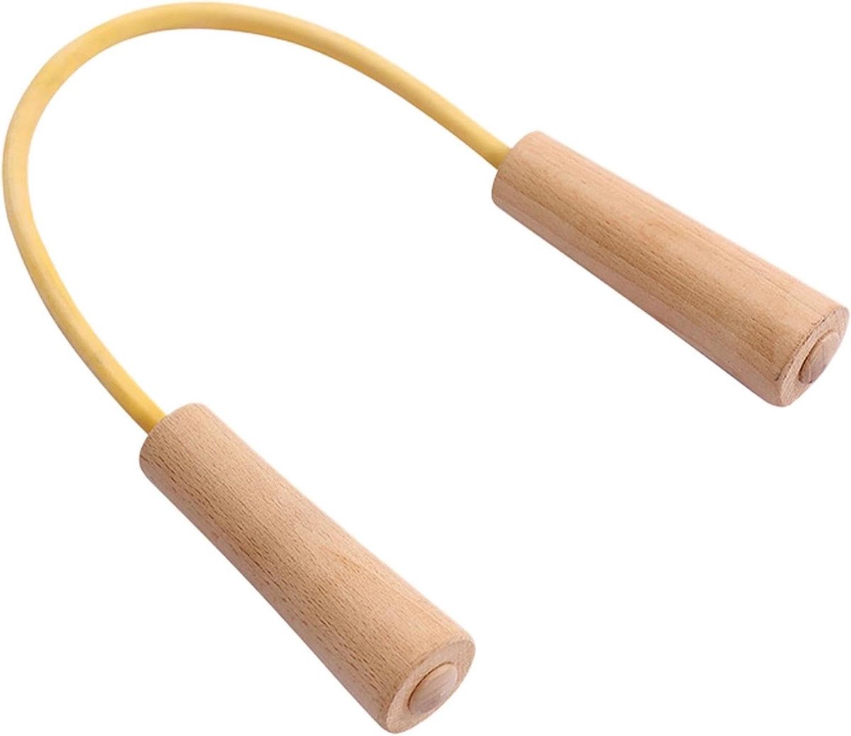 Weerstandsbanden met Handvatten - Trainingsbanden Fitnessbanden - Lichaamsoefeningen Thuis - Ergonomische Beukenhouten Handvatten - 75 cm - Niet gespecificeerd