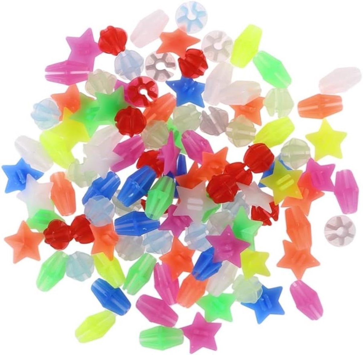 Fiets Spaak Decoraties Fiets Versieringen Spaak Kinderfiets Personaliseren Eenvoudige Clip-on Bevestiging 2 cm Gekleurd