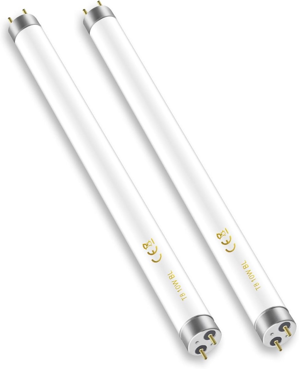 Vliegenlamp - Blauw - 34,5 cm - T8 10 W UV-buis - Reserve UV-lamp voor Elektrische Vliegendoder